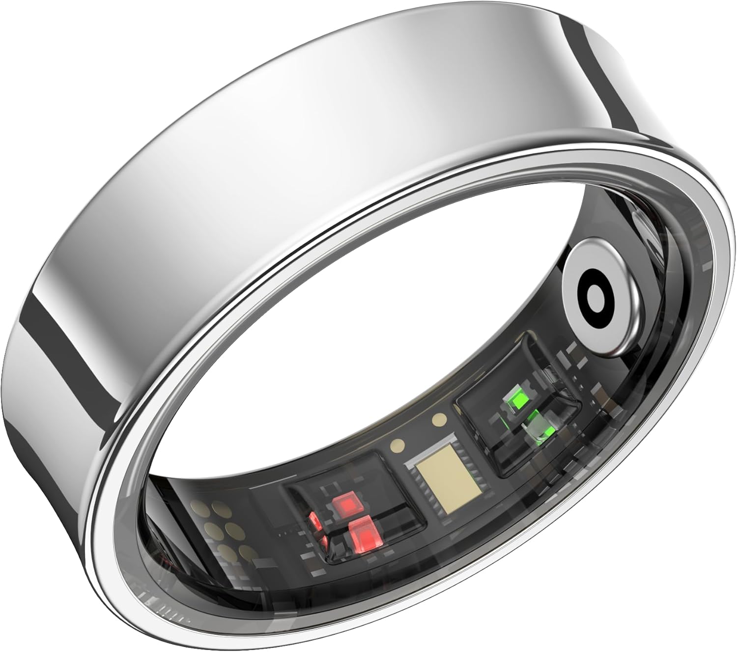 DREAM SPORT silver stainless-steel smart ring
